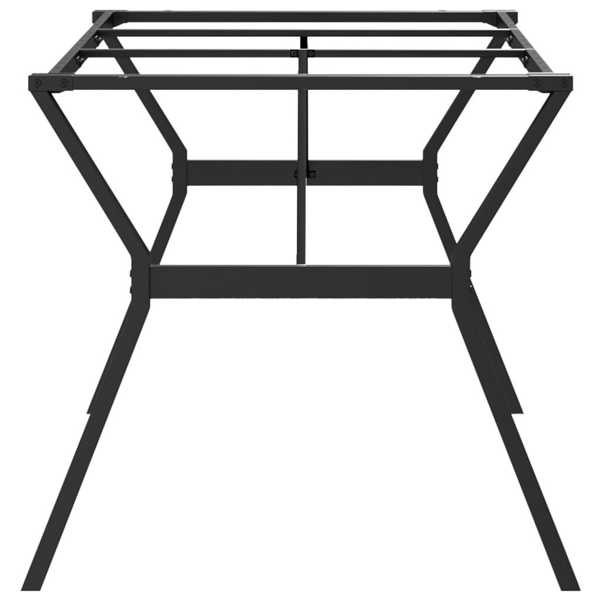 Voir la diapositive 5 : VIDAXL Pieds de table a manger cadre en Y 180x80x73 cm acier