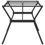 Voir la diapositive 5 : VIDAXL Pieds de table a manger cadre en Y 180x80x73 cm acier