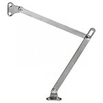 CENTRALE BRICO Lot de 2 compas d'abattant pour porte de meuble HETTICH, L.250 mm