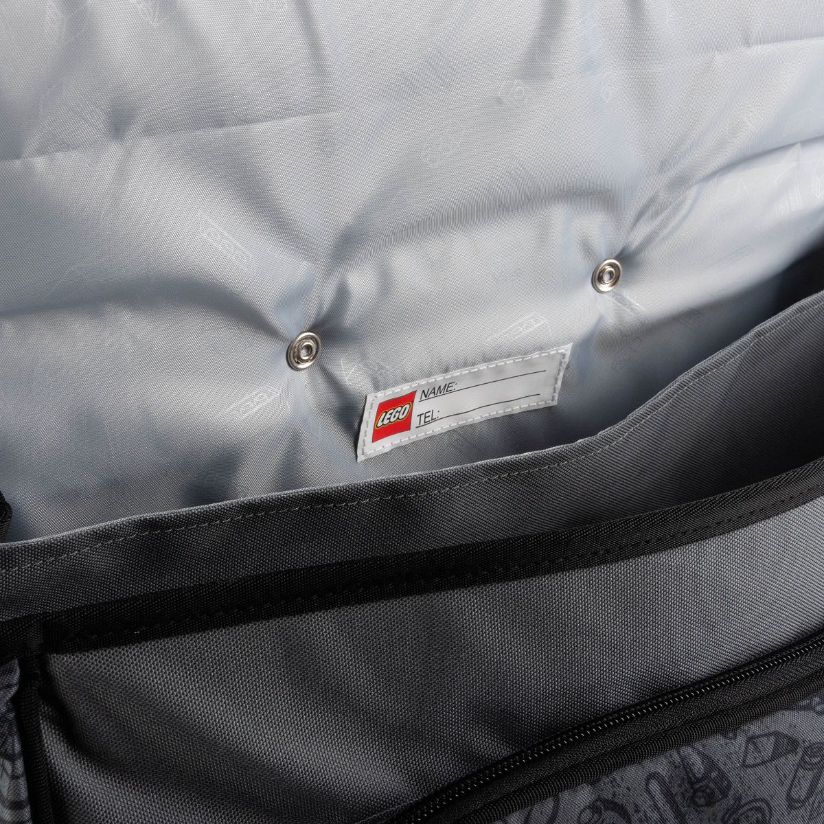 LEGO Cartable à roulettes 38 cm CP/CE1/CE2 noir et or NINJAGO