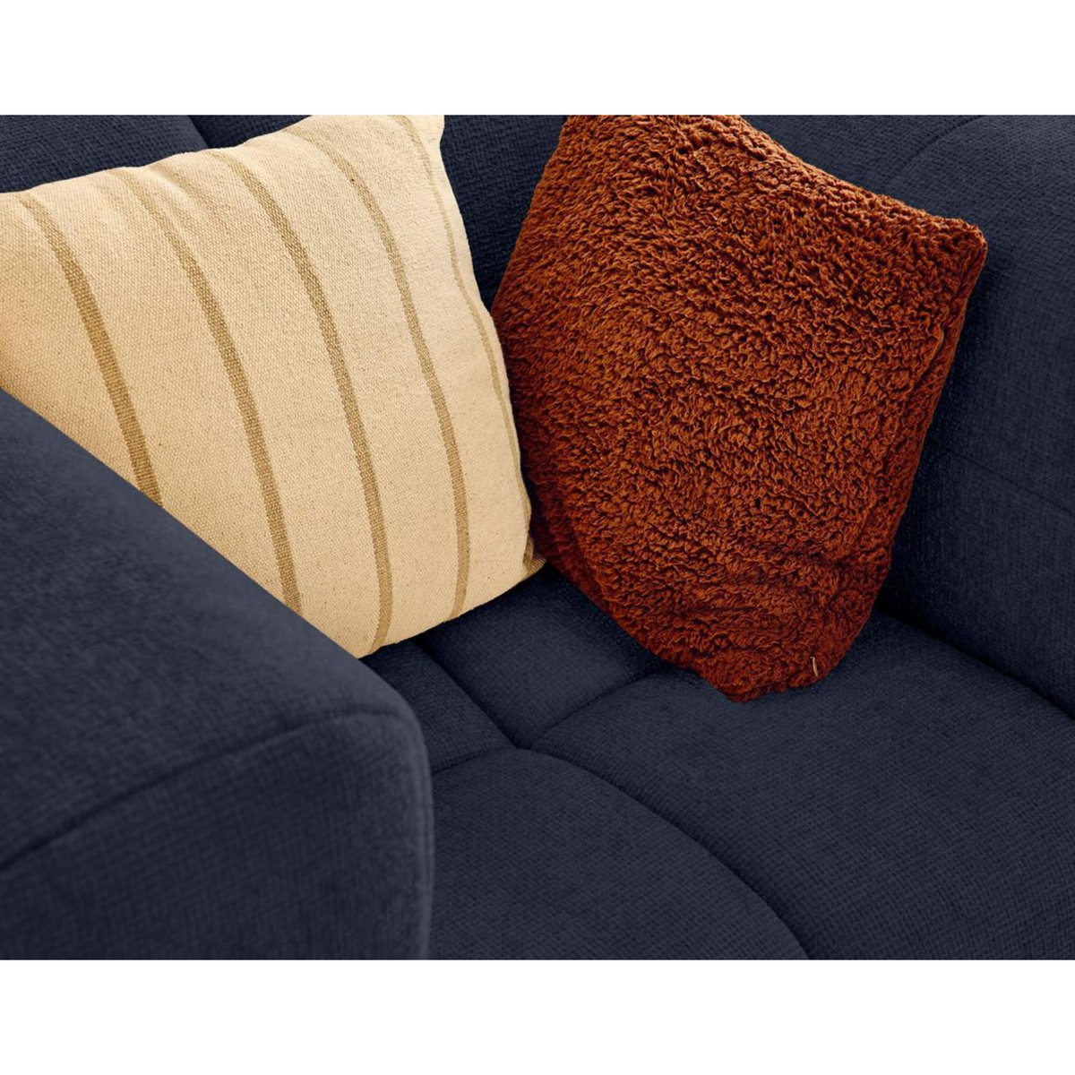 LISA DESIGN Suzano - fauteuil en tissu texturé