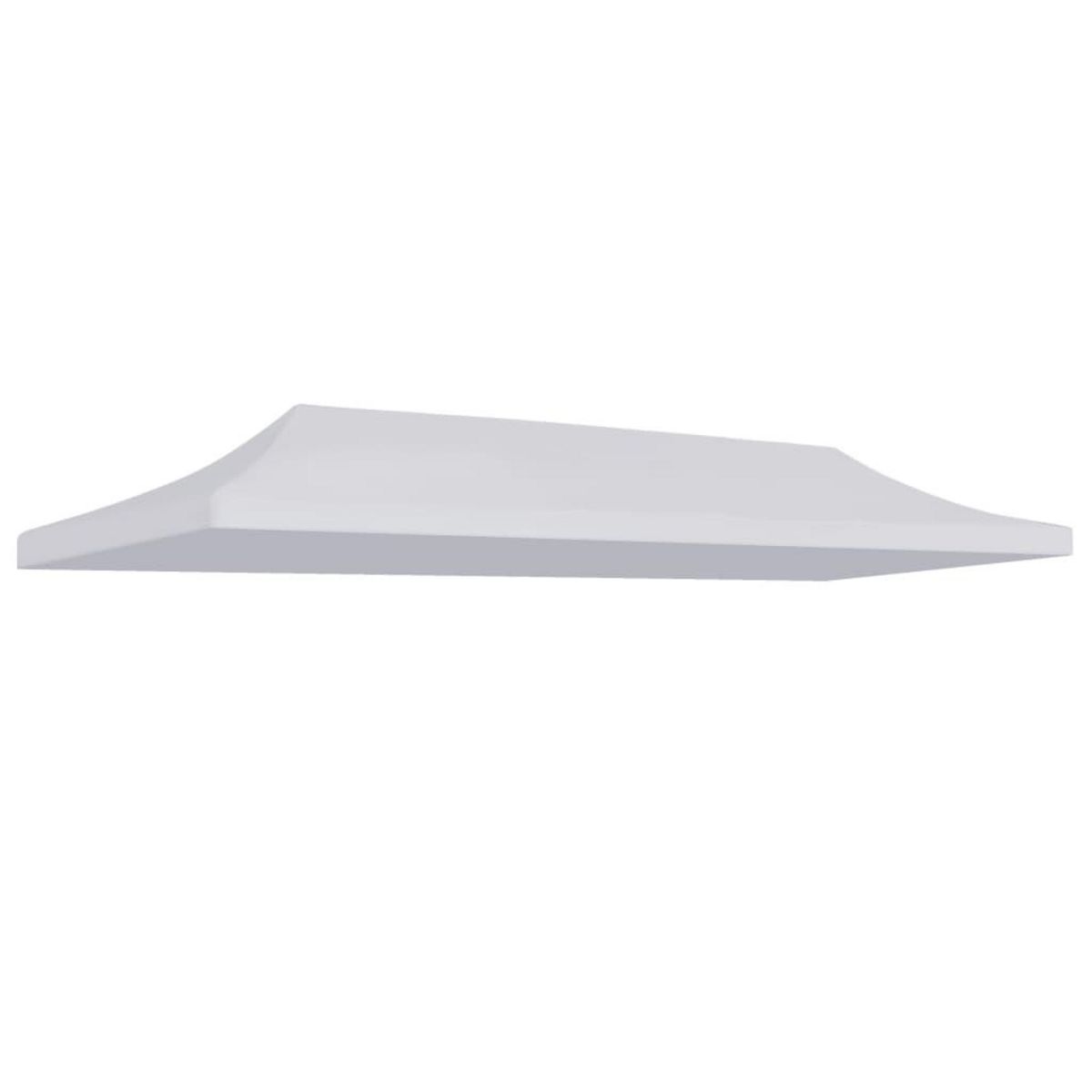 VIDAXL Toit de tente de reception 3 x 6 m Blanc