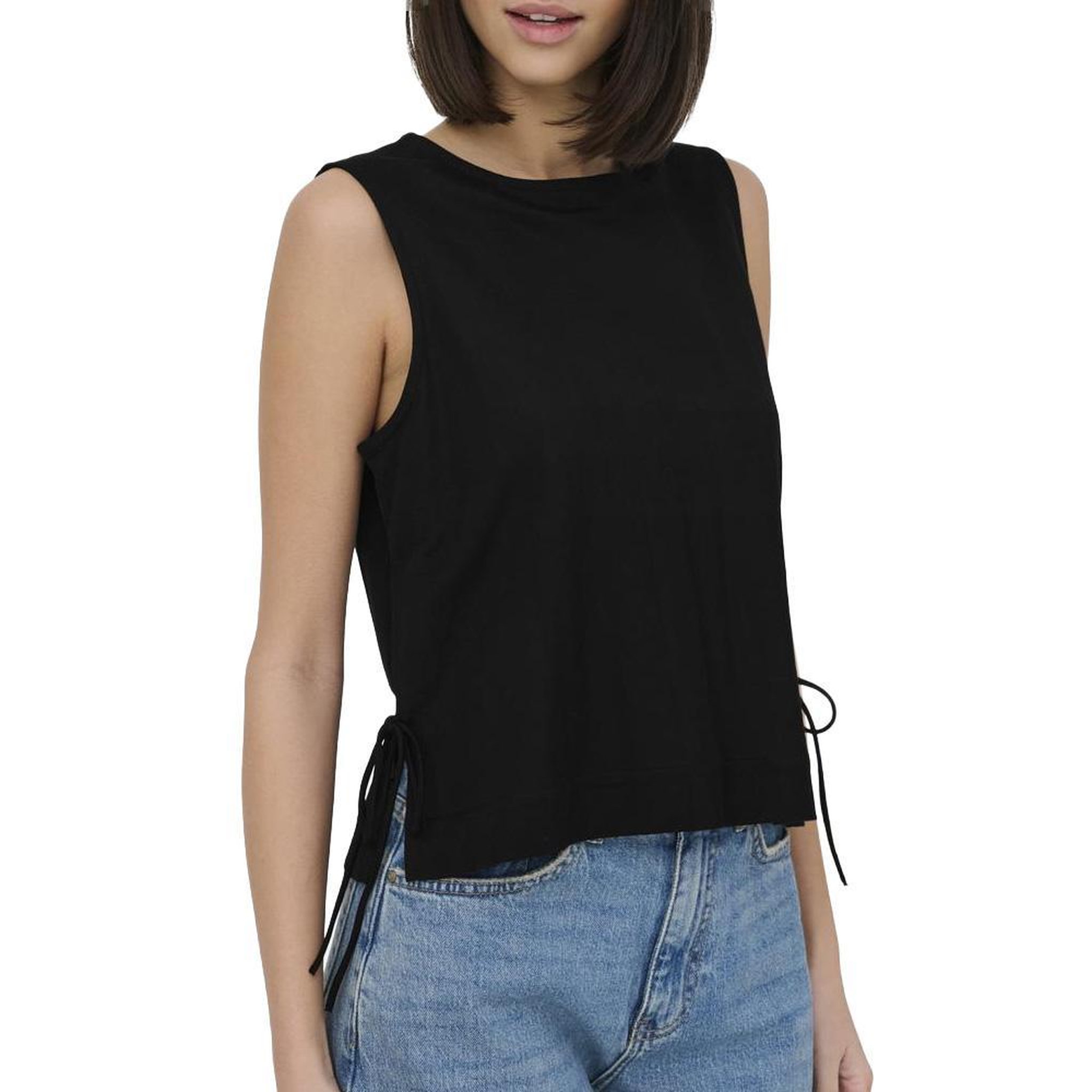JACQUELINE DE YONG T-Shirt Noir Femme JDY Leslie. Coloris disponibles : Noir