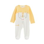 Petit Béguin Pyjama bébé Auguste. Coloris disponibles : Jaune
