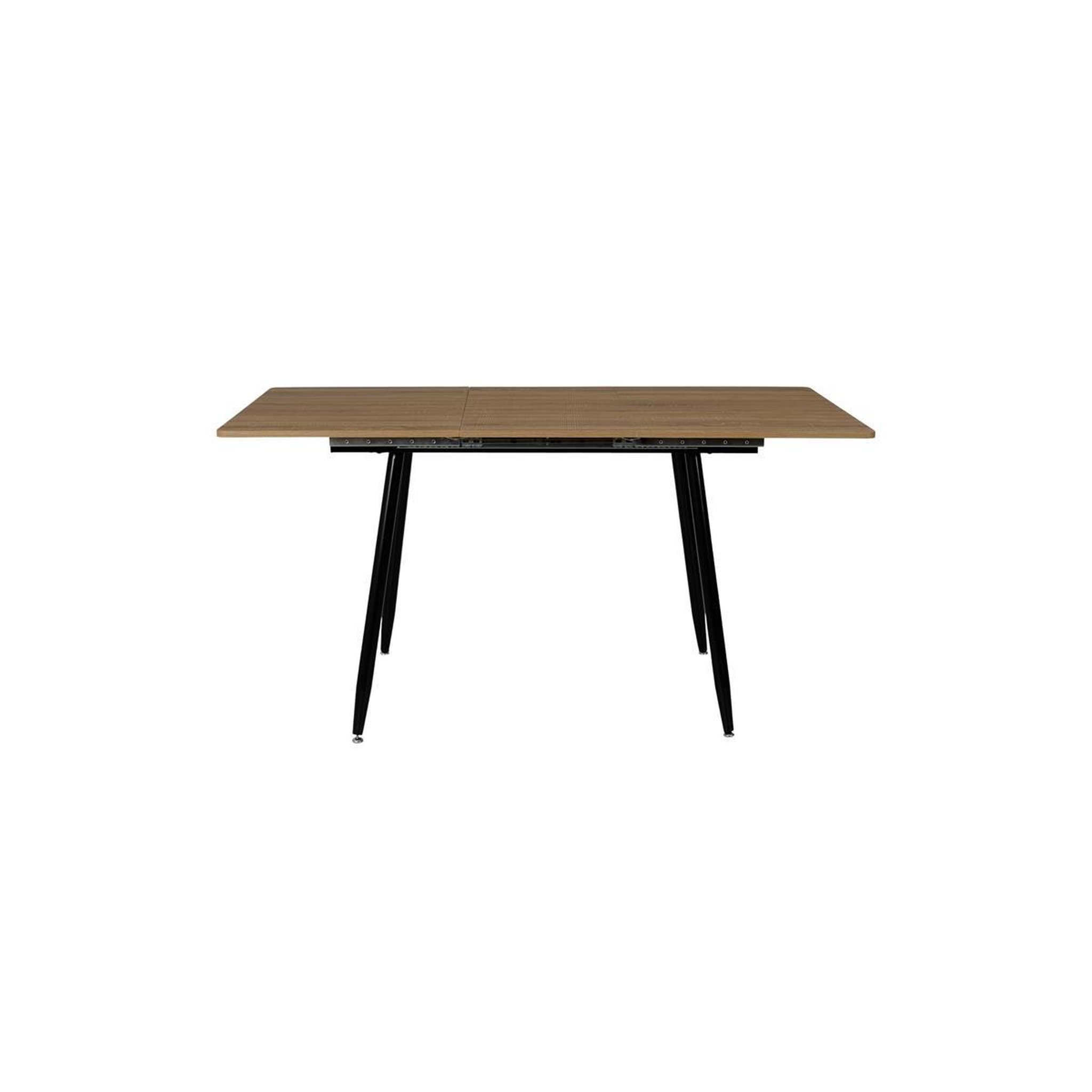Voir la diapositive 2 : The Home Deco Factory Table à manger extensible  loka  110-150cm marron