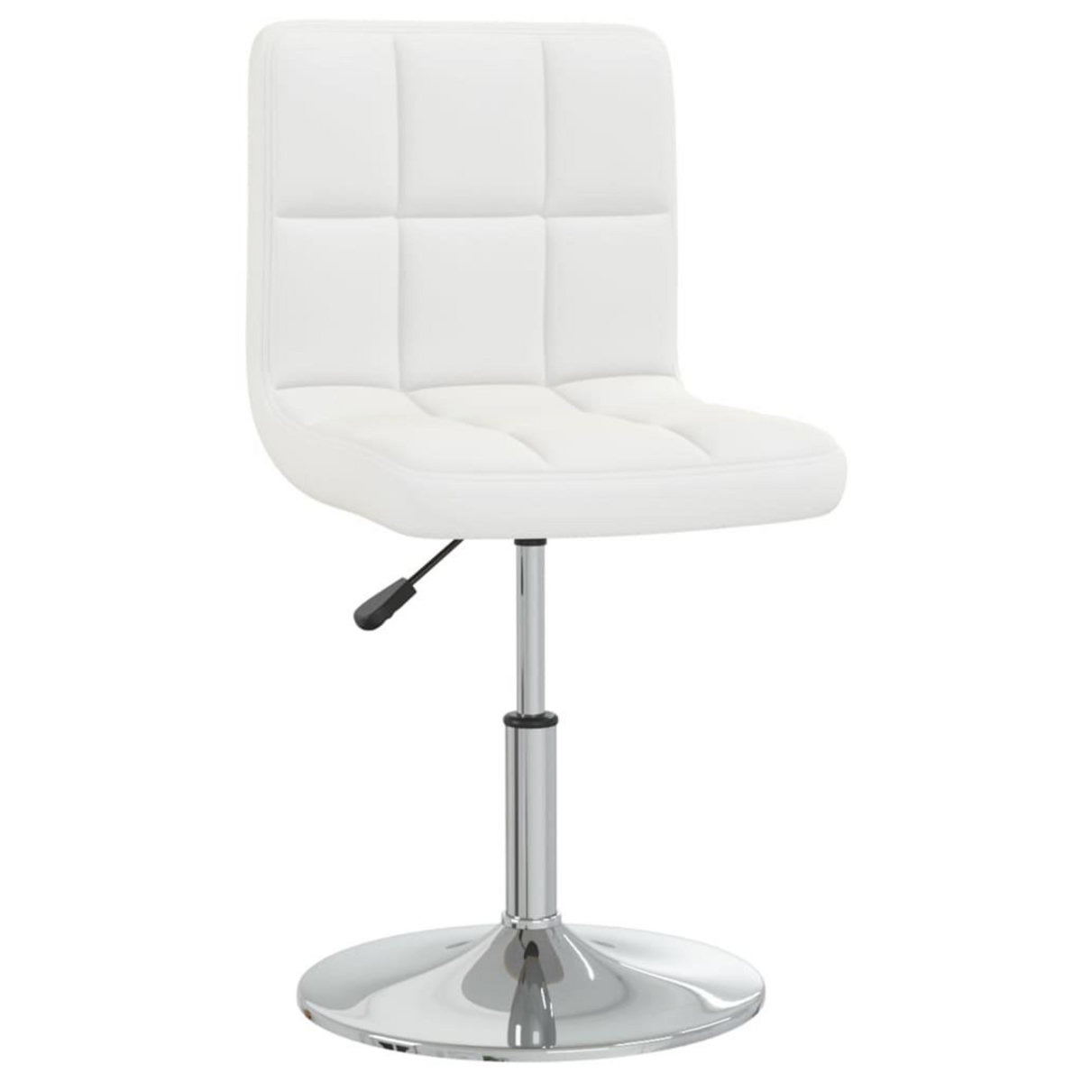 VIDAXL Tabouret de bar Blanc Similicuir