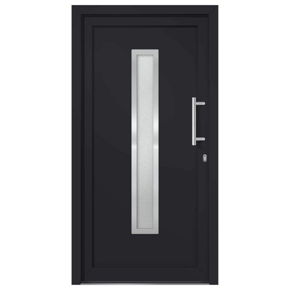 VIDAXL Porte d'entree Anthracite 108x208 cm