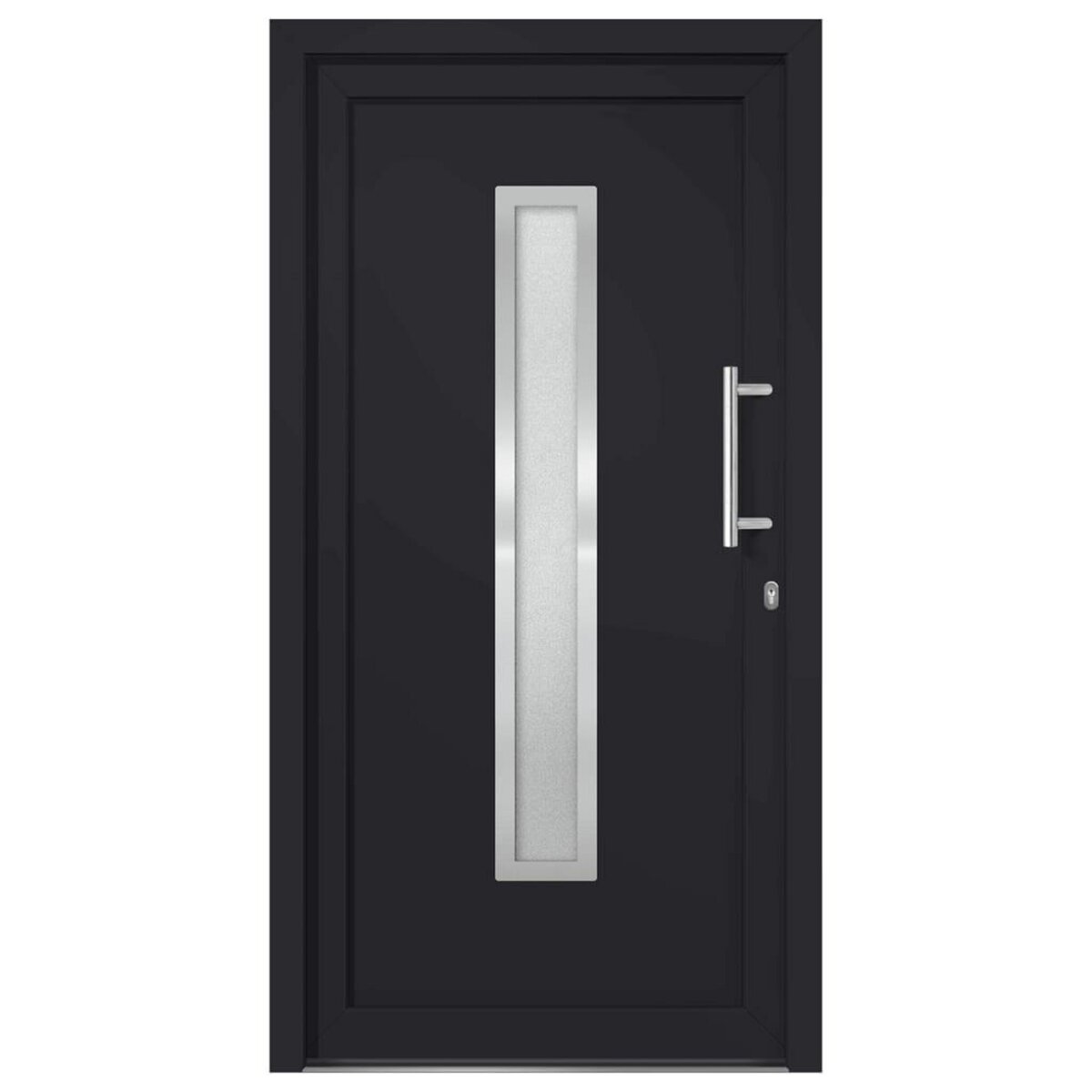 VIDAXL Porte d'entree Anthracite 108x208 cm