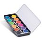 Voir la diapositive 3 : PRIMO Boîte d'aquarelle fine 12 couleurs Ø 30 mm