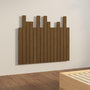Voir la diapositive 4 : VIDAXL Tete de lit murale Marron miel 95,5x3x80 cm Bois massif de pin