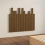 Voir la diapositive 4 : VIDAXL Tete de lit murale Marron miel 95,5x3x80 cm Bois massif de pin