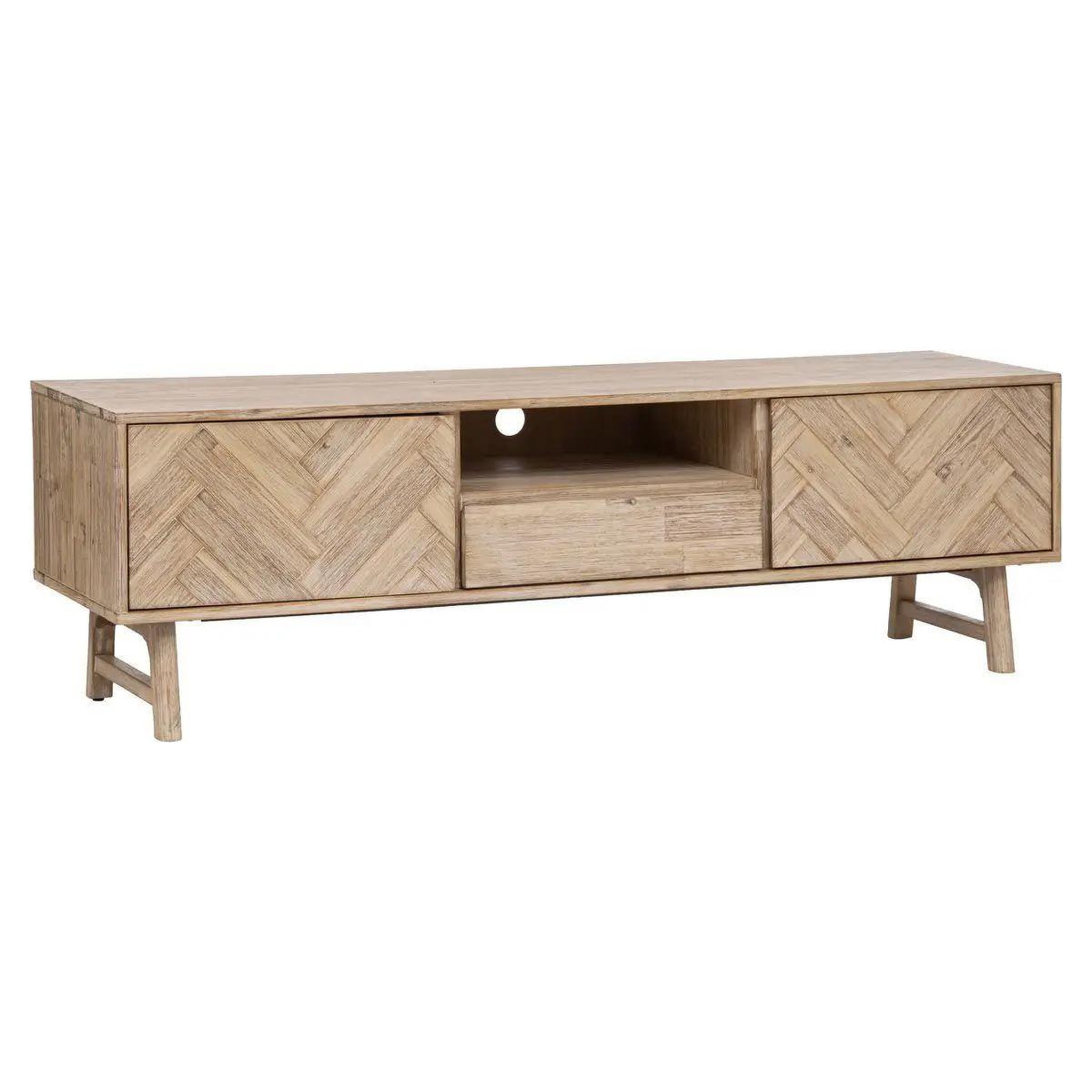 ATMOSPHERA Meuble tv 2 portes & 1 tiroir  aeris  180cm beige