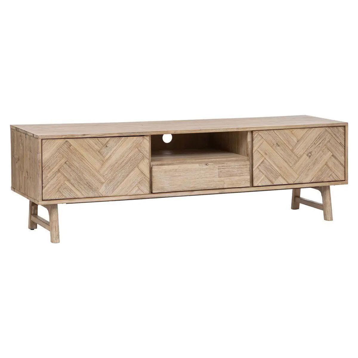 ATMOSPHERA Meuble TV 2 Portes & 1 Tiroir  Aeris  180cm Beige