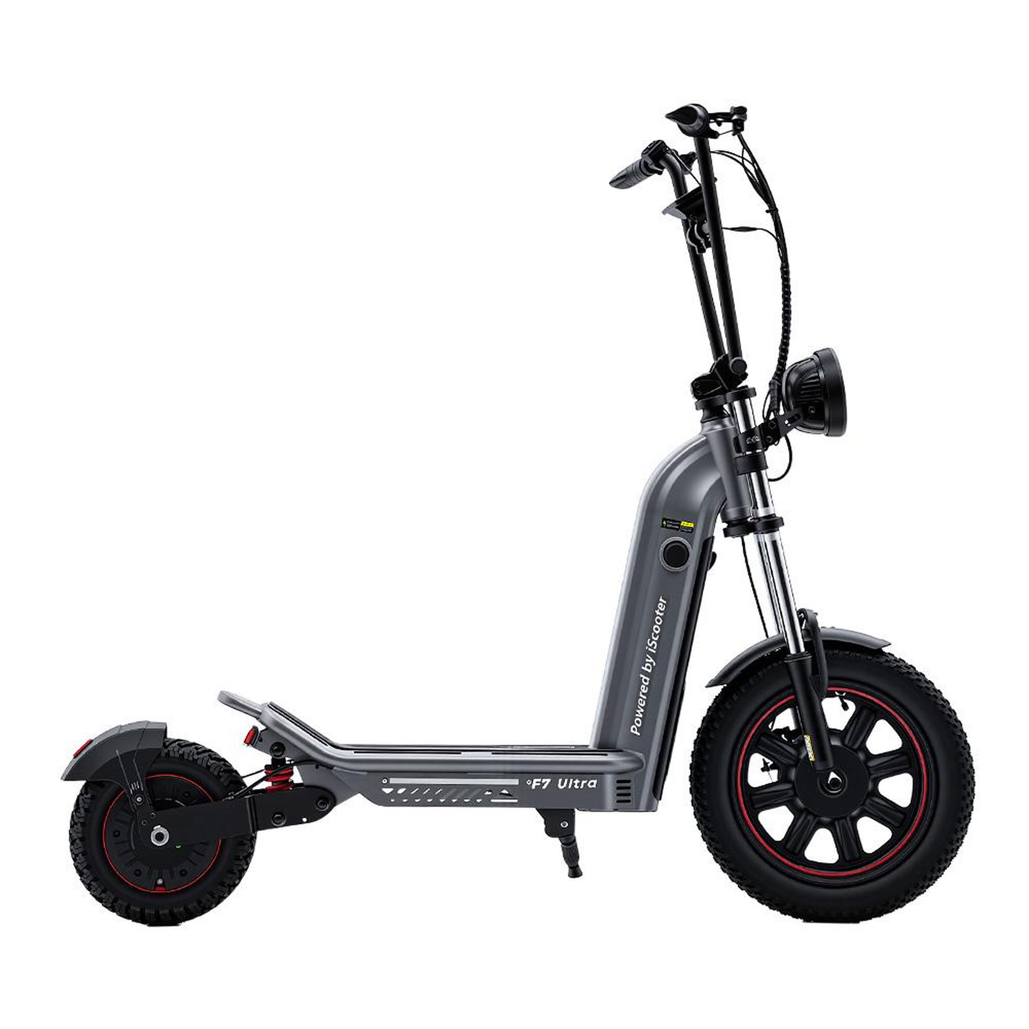 Voir la diapositive 4 : ISCOOTER Trottinette électrique tout-terrain iscooter f7ultra, 1040wh, double suspension, gris