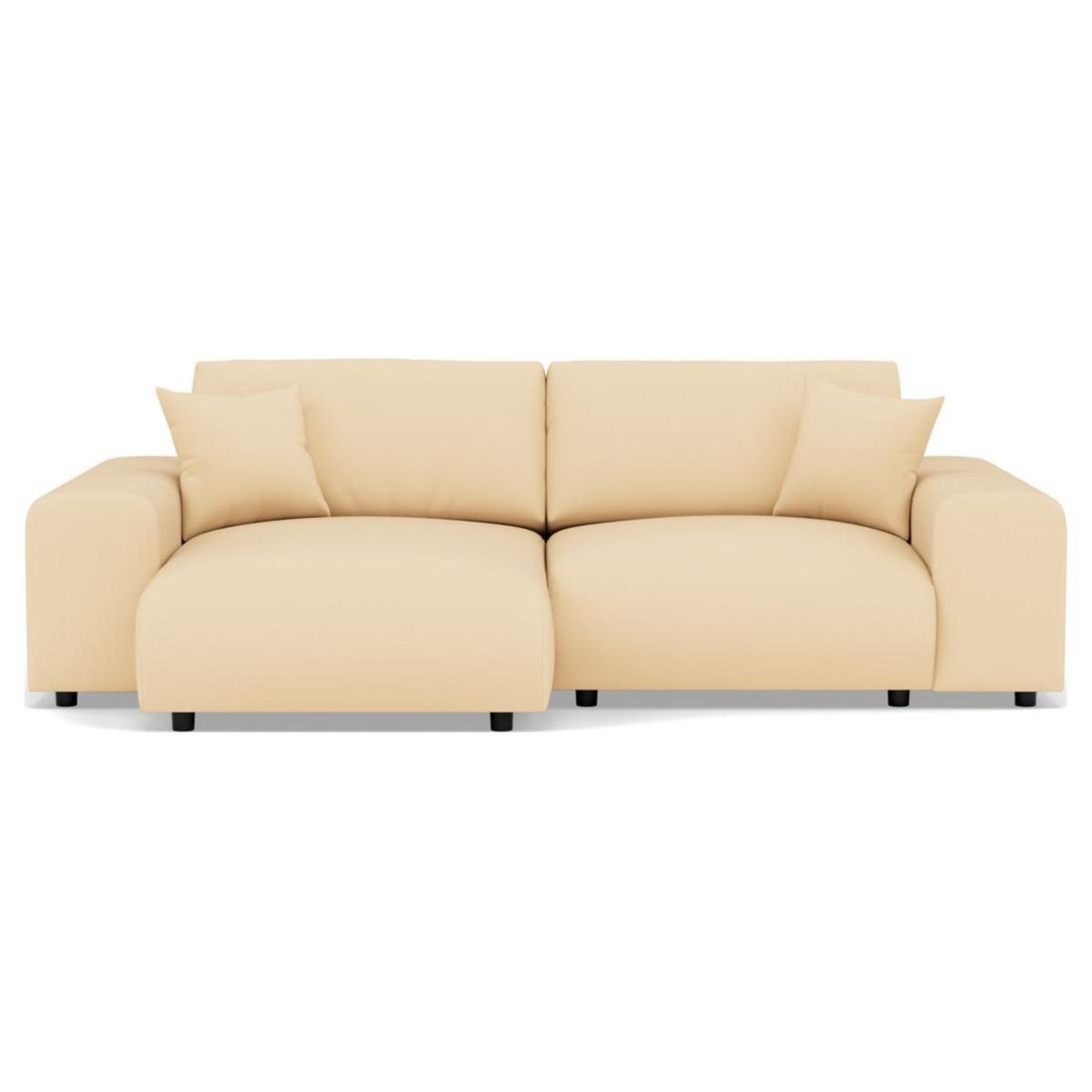 LISA DESIGN Garance - canapé d'angle réversible 4 places en simili