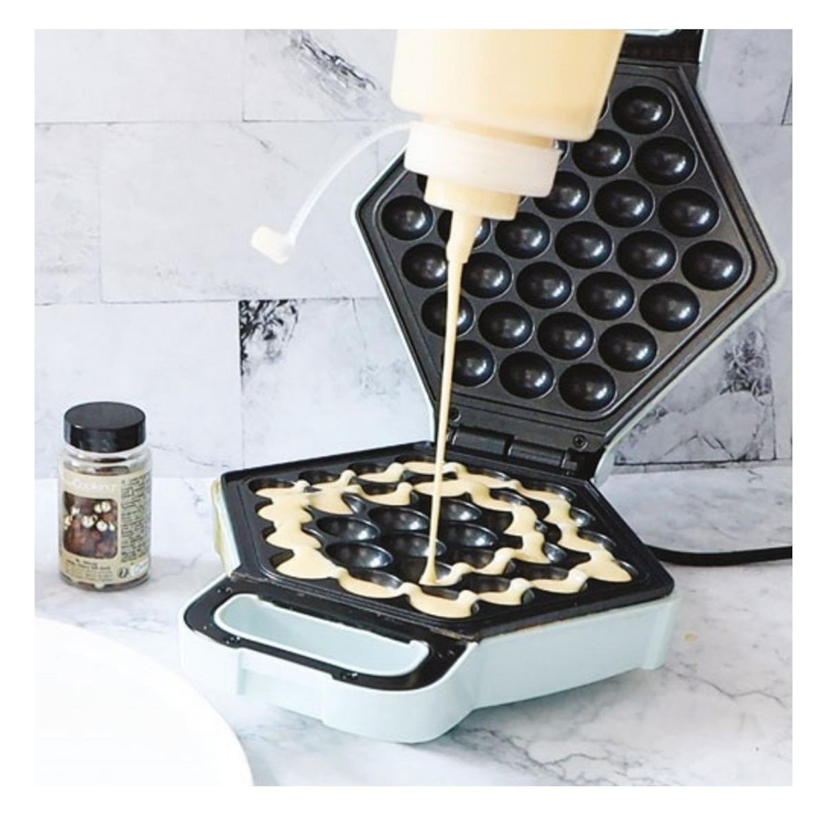 SCRAPCOOKING Gaufrier 700w vert tendre - 3907