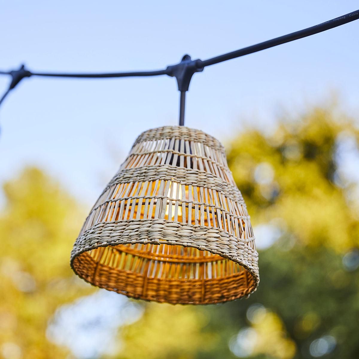 Lumisky Guirlande lumineuse raccordable TESSA Beige Herbe marine 6m