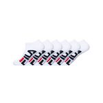 FILA Lot de 6 Paires de Chaussettes socquettes homme 9199. Coloris disponibles : Blanc