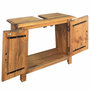 Voir la diapositive 4 : VIDAXL Meuble-lavabo de salle de bains pin massif 70x32x63 cm