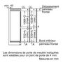 Voir la diapositive 5 : BOSCH Réfrigérateur combiné intégrable à pantographe 265l - kis86afe0