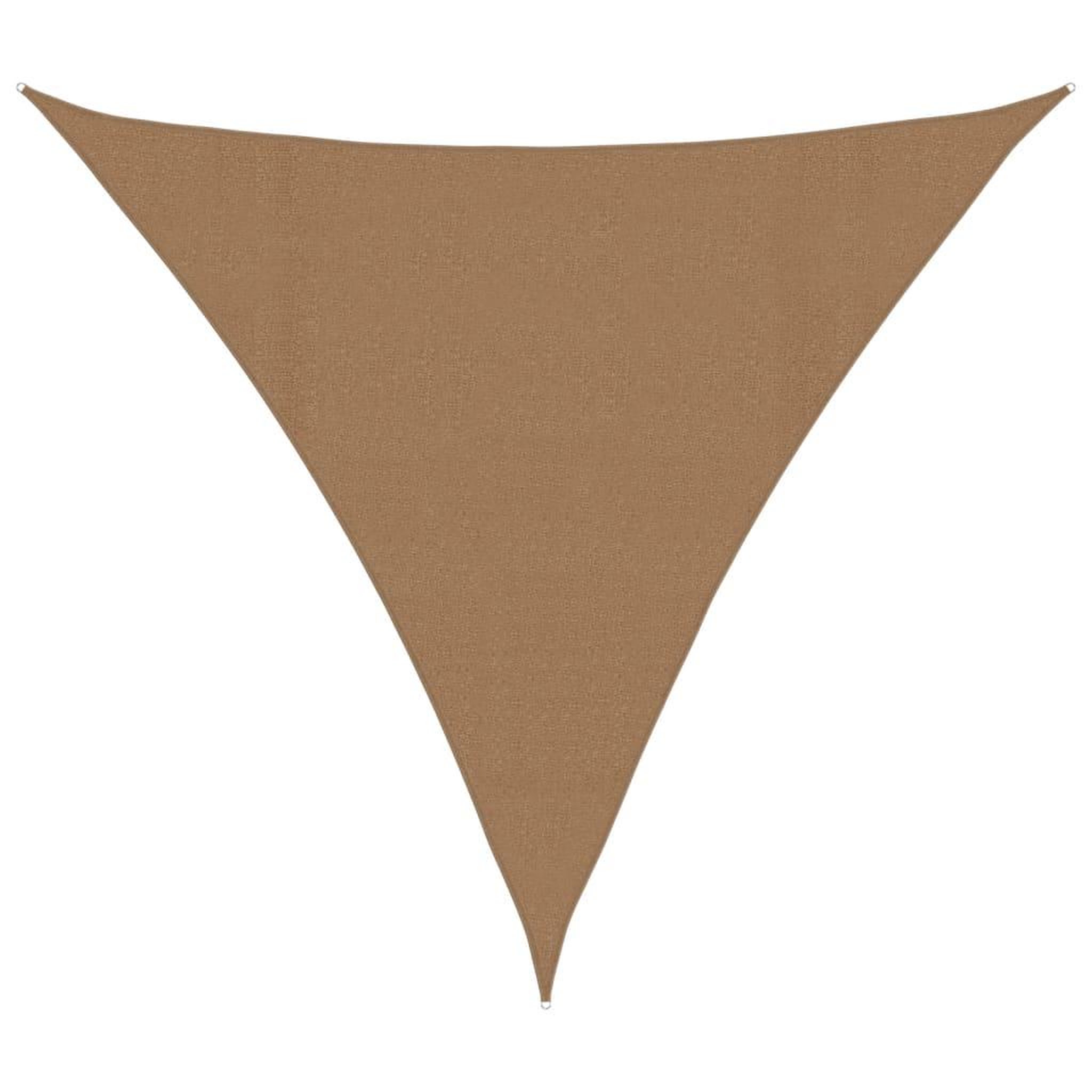 Voir la diapositive 2 : VIDAXL Voile d'ombrage 160 g/m^2 Taupe 4x4x4 m PEHD