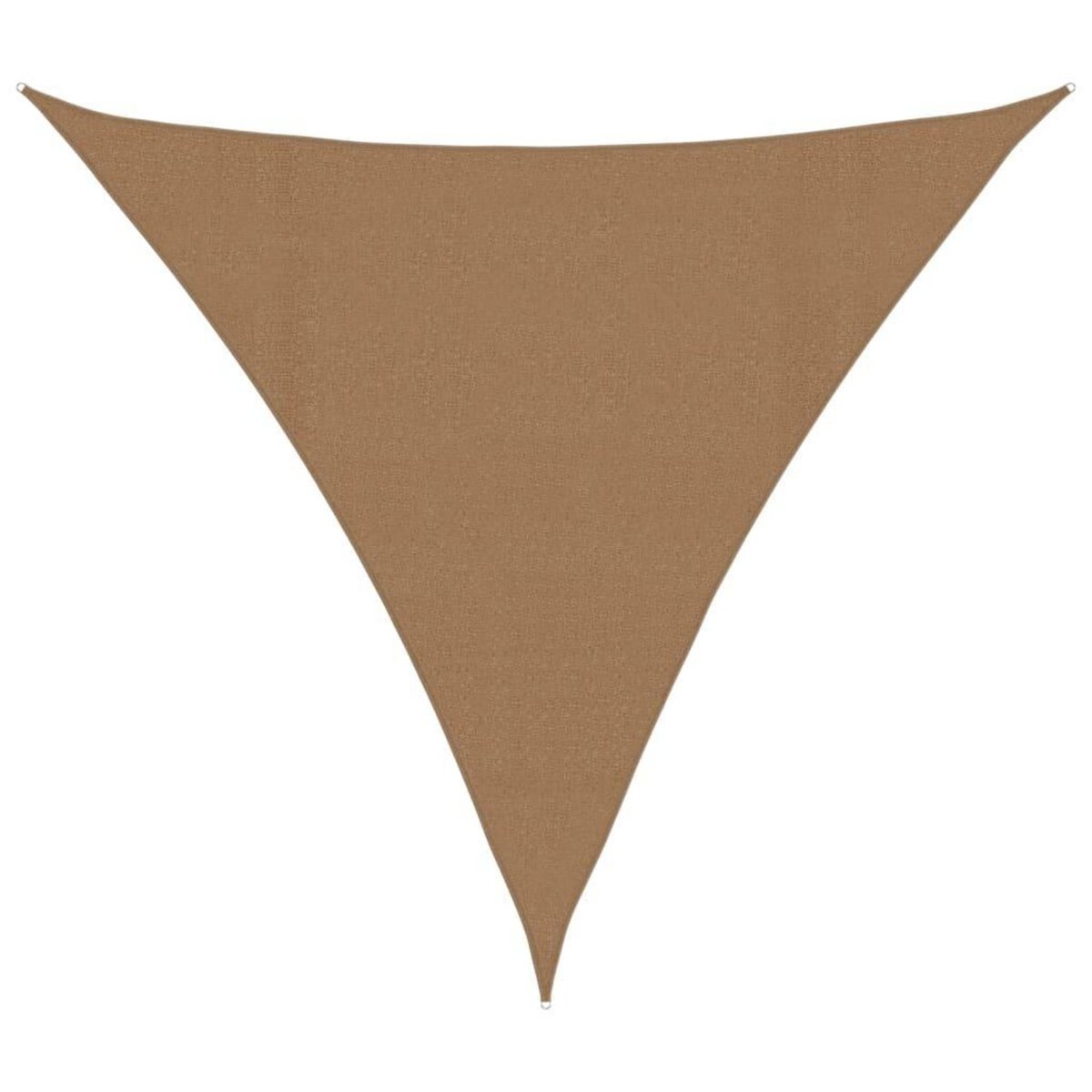 VIDAXL Voile d'ombrage 160 g/m^2 Taupe 4x4x4 m PEHD