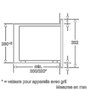 Voir la diapositive 2 : BOSCH Micro-ondes encastrable 20l 800w - bfl520ms0