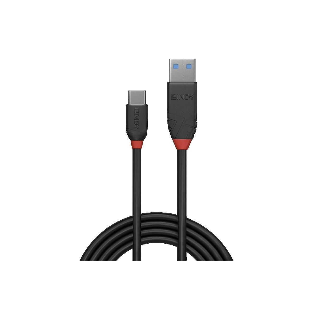 LINDY Câble USB Lindy 36915 Noir 10 Gbit/s USB 3.2 Gen 1