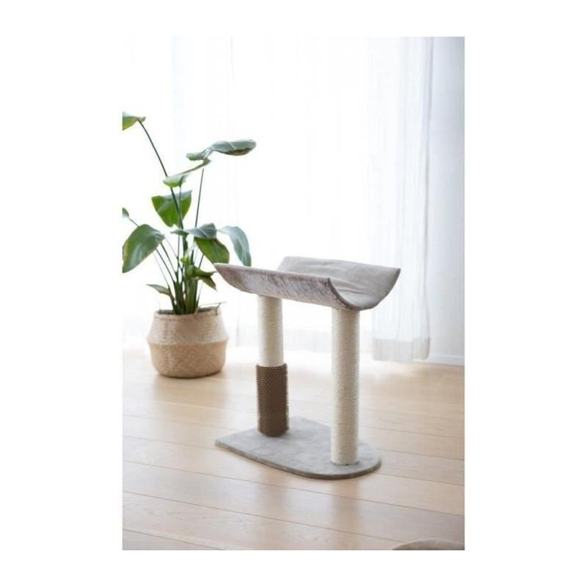 Voir la diapositive 4 : KERBL Arbre a chat - 49x35x56 cm - Ambiance - KERBL - Taupe - Sisal