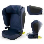 KINDERKRAFT Siège auto isofix pliable avec protection. Coloris disponibles : Vert, Bleu, Gris
