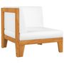Voir la diapositive 4 : VIDAXL Salon de jardin 7 pcs avec coussins Bois d'acacia solide
