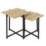 Voir la diapositive 2 : Paris Prix Lot de 2 Tables Gigognes  Loka  40cm Naturel