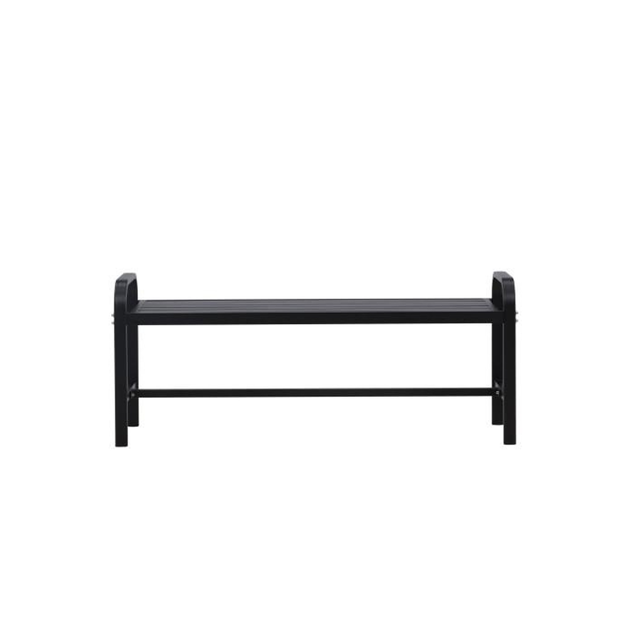Voir la diapositive 4 : Paris Prix Banc de Jardin Design  Cascais  125cm Noir
