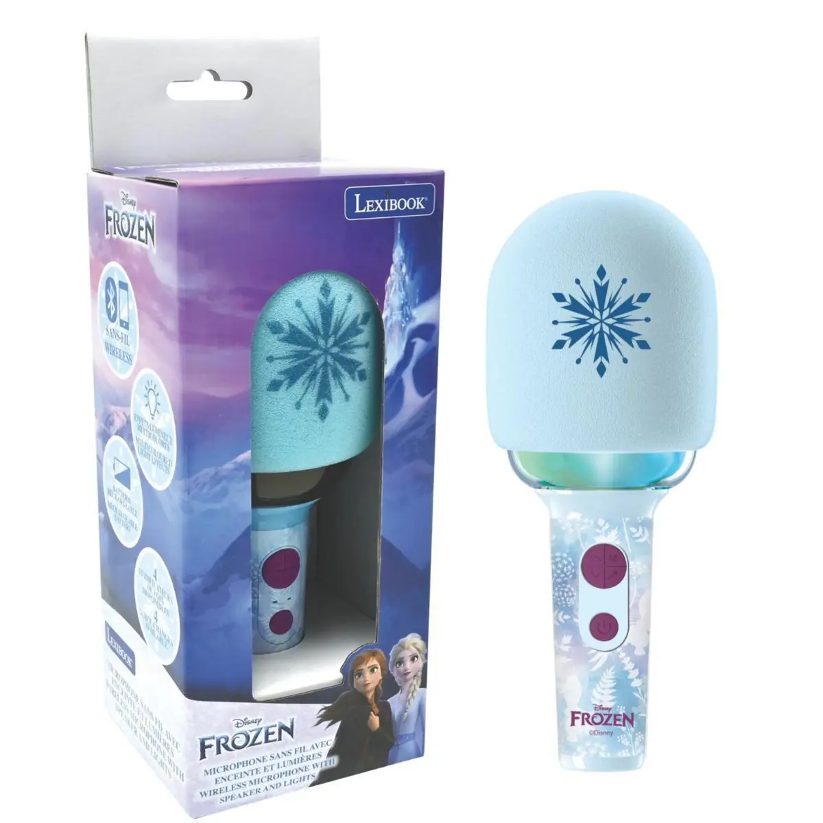 Micro Effets Voix Microphone Bluetooth La Reine Des Neiges 2 - Elsa Micro Effets Voix Microphone Bluetooth La Reine Des Neiges 2 - Elsa