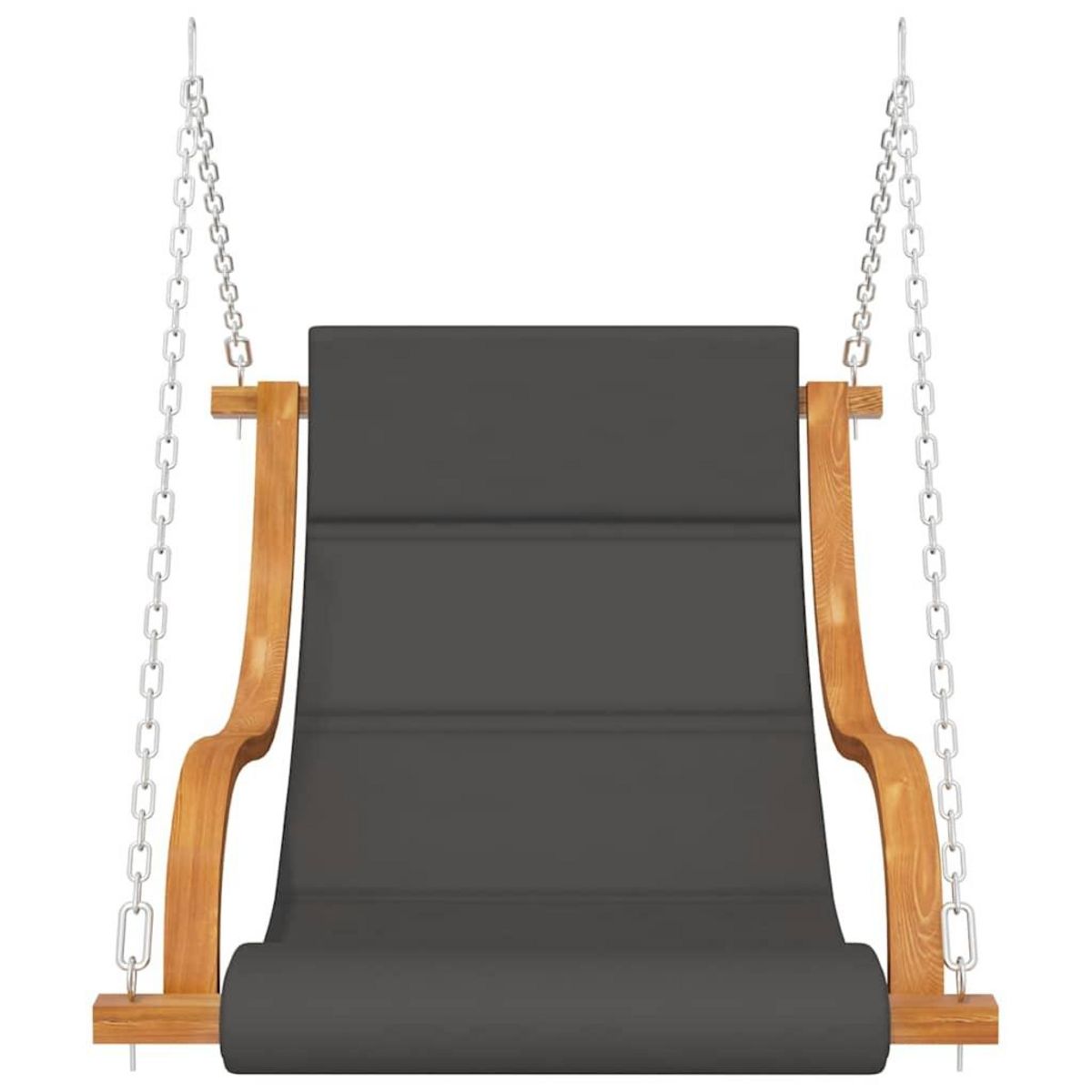 VIDAXL Balancelle sans balançoire avec coussin Bois courbe massif