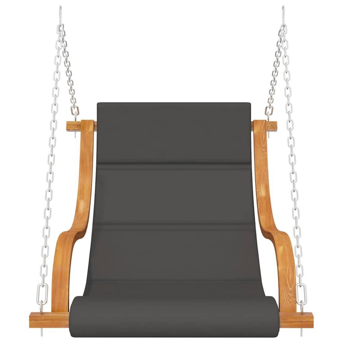 VIDAXL Balancelle sans balançoire avec coussin Bois courbe massif