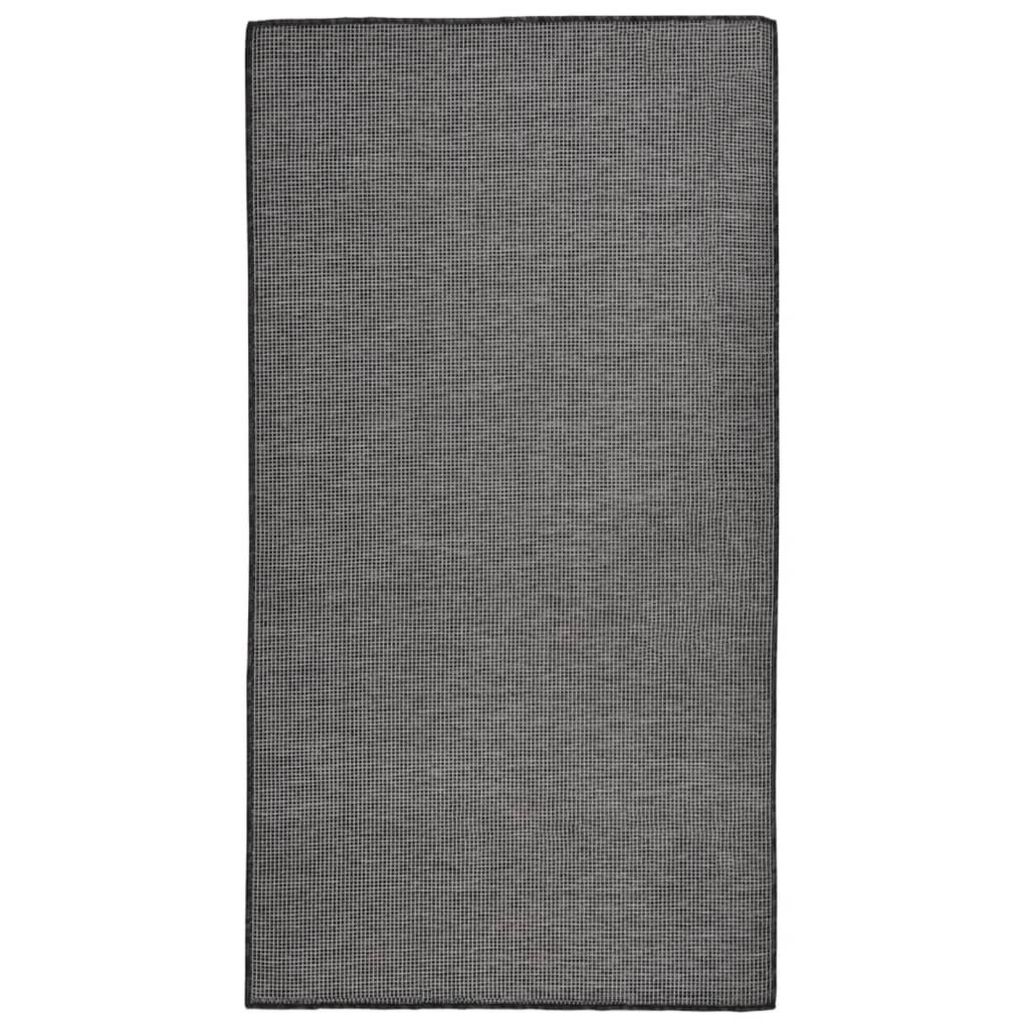 Voir la diapositive 1 : VIDAXL Tapis a tissage plat d'exterieur 80x150 cm Gris
