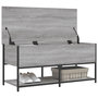 Voir la diapositive 5 : VIDAXL Banc de rangement sonoma gris 100x42,5x47 cm bois d'ingenierie