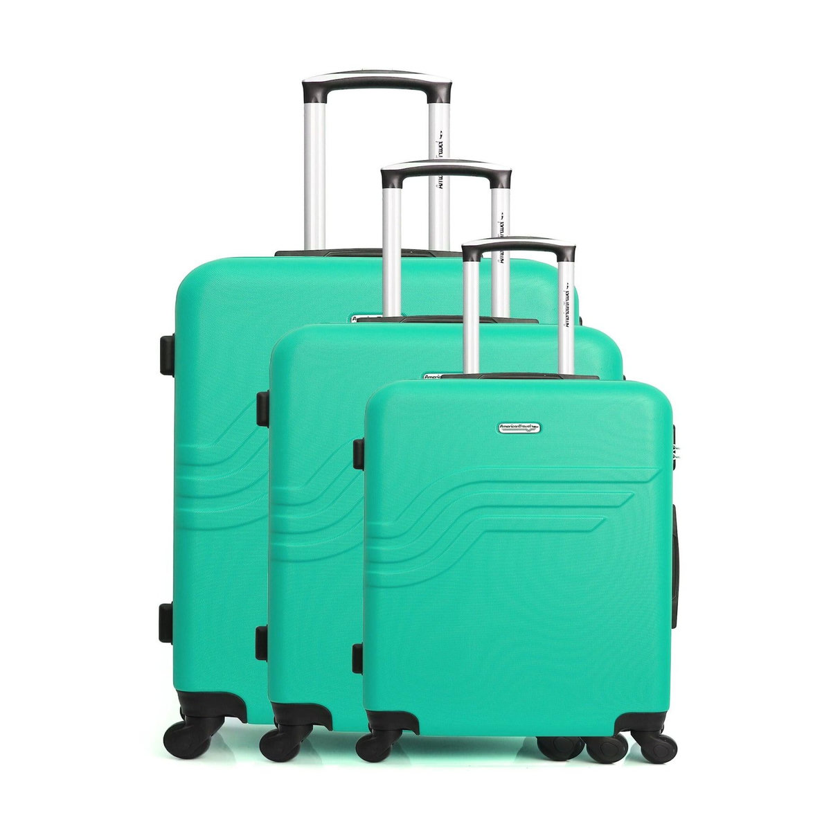 AMERICAN TRAVEL AMERICAN TRAVEL - Set de 3 ABS QUEENS 75 cm
