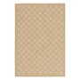 Voir la diapositive 1 : SWEEEK Tapis intérieur/extérieur effet jute coloris naturel motif damier, stabilisé aux UV
