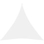 VIDAXL Voile de parasol tissu oxford triangulaire 4,5x4,5x4,5 m blanc