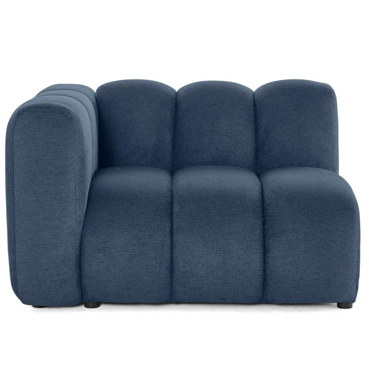 LISA DESIGN Debbie - module d'assise gauche en tissu texturé