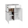 Voir la diapositive 2 : Paris Prix Buffet Design LED  Cross  110cm Blanc