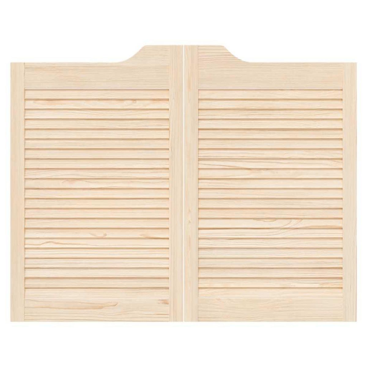 VIDAXL Portes battantes a persiennes 1paire 80x100 cm bois massif Pin