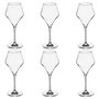 Voir la diapositive 1 : SECRET DE GOURMET Lot de 6 Verres à Eau  Clarillo  37cl Transparent