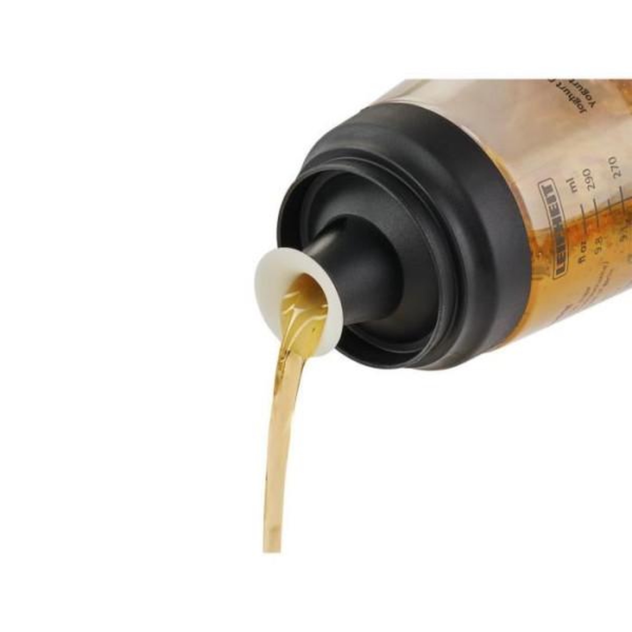Voir la diapositive 2 : Leifheit Shaker a Vinaigrette Leifheit 3195, mélangeur vinaigrette gradué de 300 ml avec bec verseur anti-goutte, 5 recettes incluses