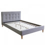 Voir la diapositive 1 : HomeStyle4U Lit rembourré avec matelas 120x200 Sommier à lattes