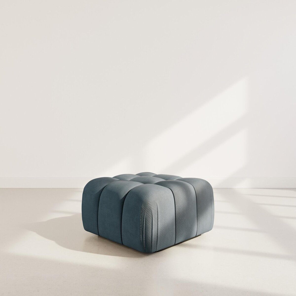 LISA DESIGN Ruby - pouf en velours texturé