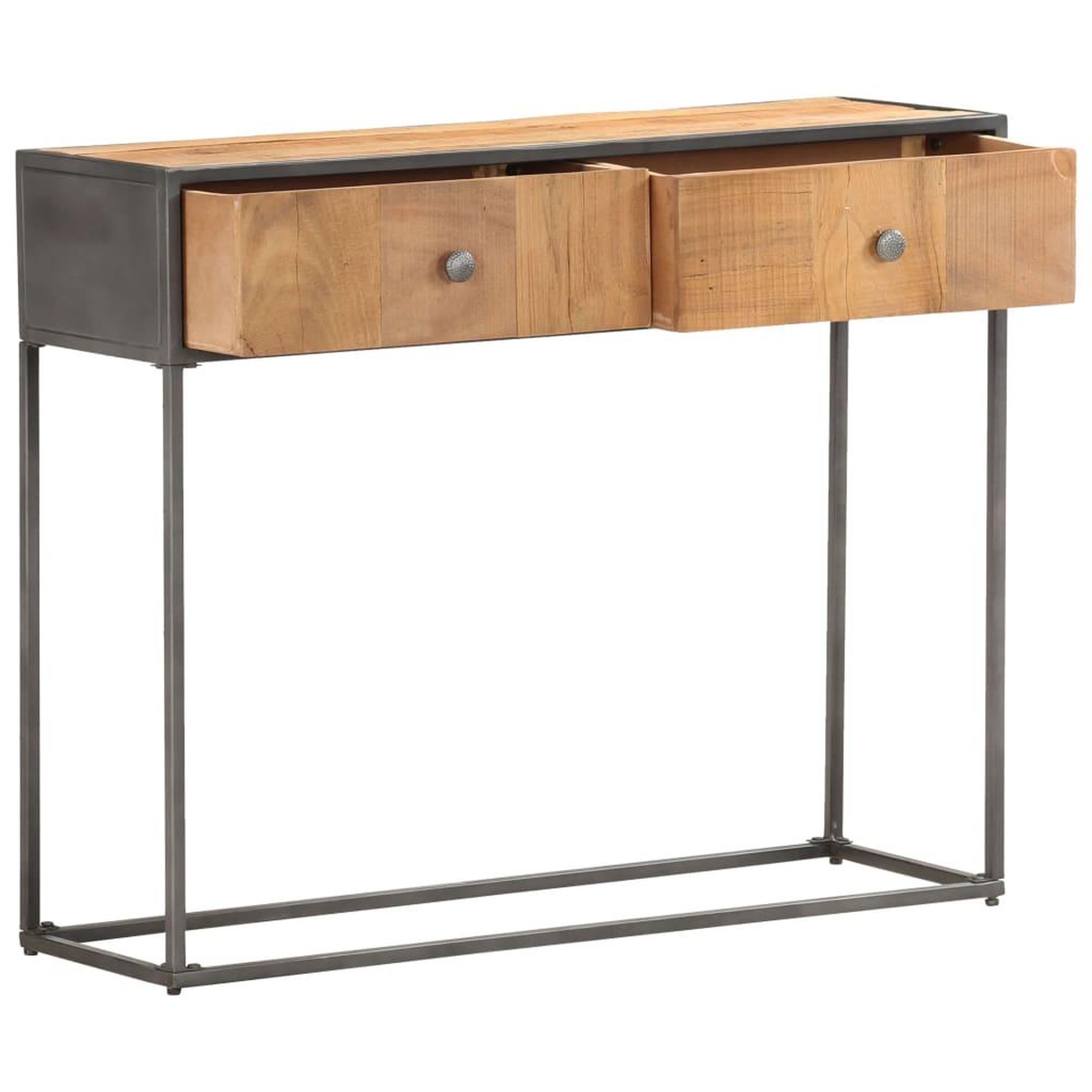 Voir la diapositive 2 : VIDAXL Table console 90x30x75 cm Bois de recuperation massif
