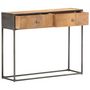 Voir la diapositive 2 : VIDAXL Table console 90x30x75 cm Bois de recuperation massif